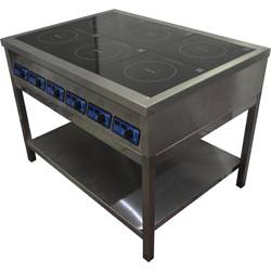 Плита индукционная ЦМИ ПИ-6 комбинир. (конфорка 5х3,5/5кВт) Плита индукционная ЦМИ ПИ-6 комбинир. (конфорка 5х3,5/5кВт)