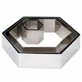 Форма кондитерская "Шестиугольник" 9х10см h 4см Maco CRHN6