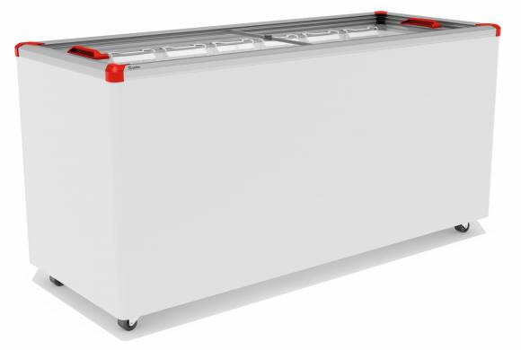 Ларь морозильный Frostor Gellar FG 600 C v25 красный с прямым стеклом Ларь морозильный Frostor Gellar FG 600 C v25 красный с прямым стеклом