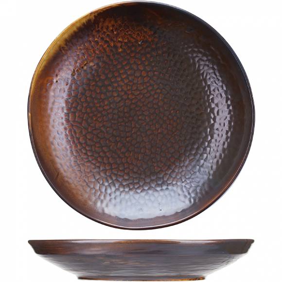 Тарелка глубокая «Мак» D=255, H=45мм фарфор медный 03013395 ZA0126-10-d /1/18/ Тарелка глубокая «Мак» D=255, H=45мм фарфор медный 03013395 ZA0126-10-d /1/18/