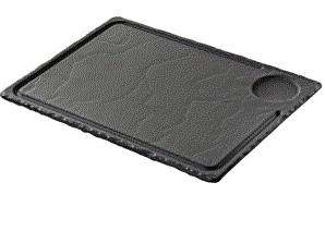 Блюдо для подачи стейка 330х240мм Базальт REVOL 647781/640614  03020921