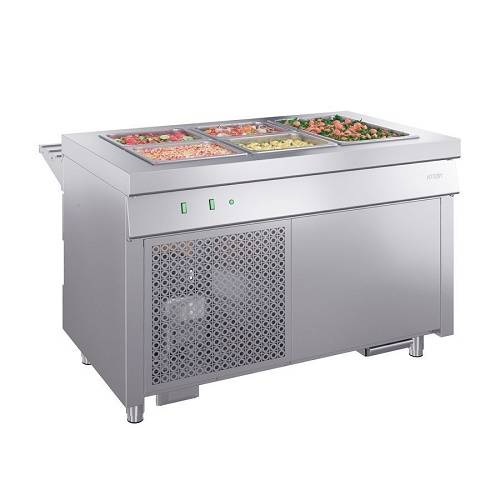 Стол охлаждаемый ОС-1200-02-О Atesy (Ривьера) (1200мм) с направляющими