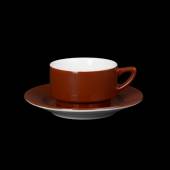 Кофейная пара 100мл Corone Gusto коричневая фк1737