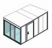 Камера холодильная со стеклопакетом Polair КХН- 11,02 3160х1960х2200 (глухая дверь по стороне 3160)