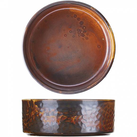 Салатник «Мак» 500мл D=132, H=50мм фарфор медный 03032588 ZA0122-5-d /1/36/