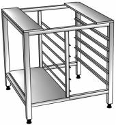 Подставка 865*760*850/860 под пароконвектомат UNOX с полкой и 5-ю напр. под противень 600х400 мм Подставка 865*760*850/860 под пароконвектомат UNOX с полкой и 5-ю напр. под противень 600х400 мм