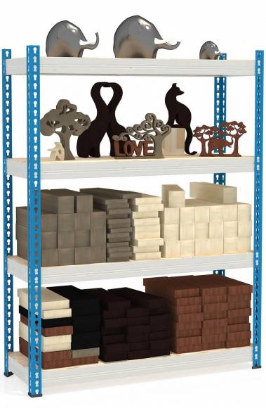 Стеллаж МКФ 15764-2,0 4 полки 1525*760*2000