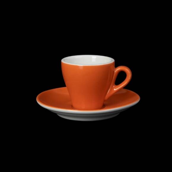 Кофейная пара 80мл Corone Gusto оранжевая фк1733