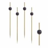 Пики бамбуковые 120мм Черная Жемчужина 100 шт/уп. HNC-352  50966 /40/