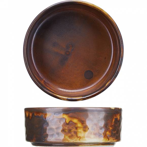 Соусник «Мак» 100мл D=80, H=30мм фарфор медный 03040640 ZA0121-3-d /1/96/