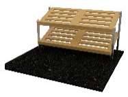 Стеллаж хлебный настольный 1950мм Stone Island Gastrolux, 2 полки Стеллаж хлебный настольный 1950мм Stone Island Gastrolux, 2 полки