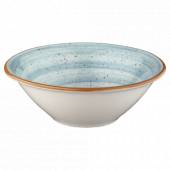 Салатник конусный 20см 900мл фарфор Gourmet Aura Aqua Bonna AAQGRM20KS b