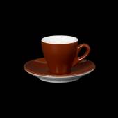 Кофейная пара 80мл Corone Gusto коричневая фк1734 Кофейная пара 80мл Corone Gusto коричневая фк1734