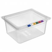 Гастроемкость GN1/2-150 8,9 л. п/п прозрачная с крышкой MGprof 43243