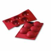 Форма силиконовая "Полусфера" 30х17,5см  5ячеек (d8h4)  P.L. D-001  81200404