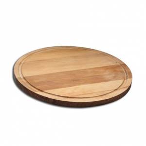 Доска для пиццы 340х22мм Доски буковые, с бороздкой