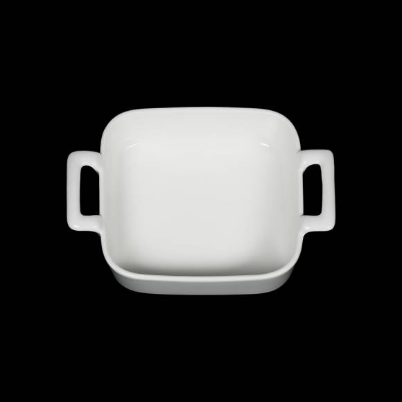 Соусник-сковорода 450мл 130х130мм квадрат с двумя ручками Corone Cottura фарфор LQ-QK15090B фк67 Соусник-сковорода 450мл 130х130мм квадрат с двумя ручками Corone Cottura фарфор LQ-QK15090B фк67