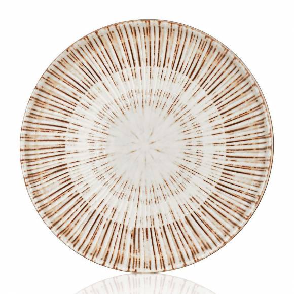 Тарелка круглая 25 cм, фарфор Legna By Bone TN-LG-ZT-25-DZ /6/ Тарелка круглая 25 cм, фарфор Legna By Bone TN-LG-ZT-25-DZ /6/