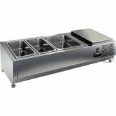 Витрина холод. настольная открытая Hicold VRTO 1000 вместимость 2 x GN1/3 + 1 x GN1/2