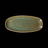 Блюдо фигурное 270х120мм Corone Primavera зеленый фк2206 Блюдо фигурное 270х120мм Corone Primavera зеленый фк2206