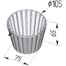 Форма для кекса 105/65 Спика 105х75х65мм Форма для кекса 105/65 Спика 105х75х65мм