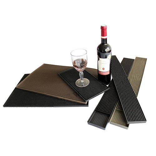 Коврик барный 45*31 см черный, резиновый Maco Jiwins JW-BMQ-BL Коврик барный 45*31 см черный, резиновый Maco Jiwins JW-BMQ-BL