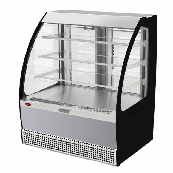 Витрина холодильная МХМ Veneto VS-1,3 (динаимка) нерж. открытая