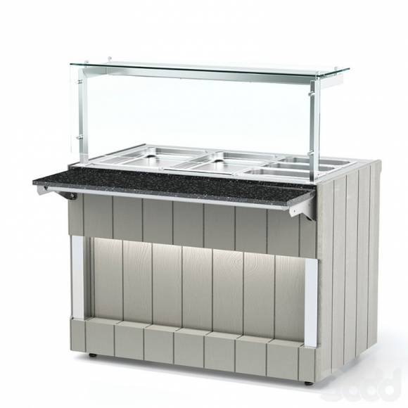 Мармит для вторых блюд RM23AS Capital 1505x700x1255(830)мм Мармит для вторых блюд RM23AS Capital 1505x700x1255(830)мм