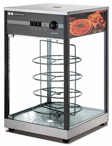 Витрина для пиццы тепловая Hurakan HKN-D32 4 вращ. полки 320мм Витрина для пиццы тепловая Hurakan HKN-D32 4 вращ. полки 320мм