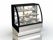 Витрина горизонтальная «МАРИЯ АКВА» гнутое стекло (32 варианта цветовых решений) 1400