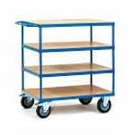 Тележка для склада ТС7 ОЛДАК 4 полки МДФ Тележка для склада ТС7 ОЛДАК 4 полки МДФ