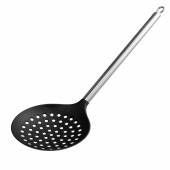 Шумовка 115мм ручка 33,5см пластик/нерж. Luxstahl [NL004-A]