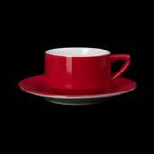 Кофейная пара 190мл Corone Gusto красная фк1738 Кофейная пара 190мл Corone Gusto красная фк1738