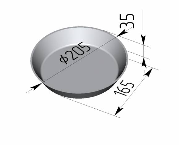 Форма для хлеба Спика 2 Л 17 В  2 секции