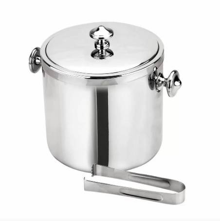 Ведерко для льда + щипцы d=15 см  h=17 см P.L. - BarWare & REG