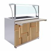 Прилавок холодильный с ванной охлаждаемой Megapolis Luxstahl ПХВ (С)-1200 Premium Прилавок холодильный с ванной охлаждаемой Megapolis Luxstahl ПХВ (С)-1200 Premium