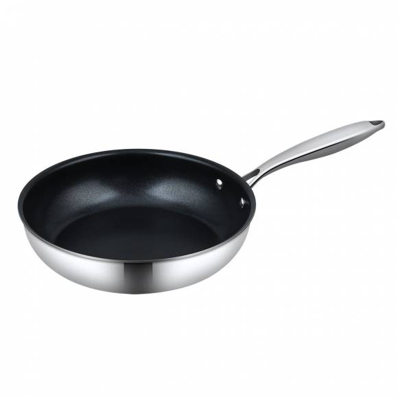 Сковорода 220*45мм, New Kitchen, нерж. c антиприг. покр.. индукция, ProffCuisine 81280091 Сковорода 220*45мм, New Kitchen, нерж. c антиприг. покр.. индукция, ProffCuisine 81280091