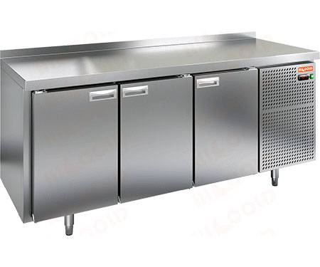 Стол холодильный Hicold GN111/TN 3-двери Стол холодильный Hicold GN111/TN 3-двери