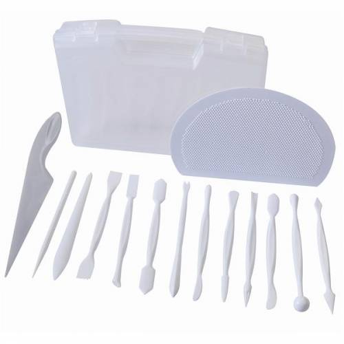 Набор инструментов для работы с мастикой 14 предметов 50WA004B Набор инструментов для работы с мастикой 14 предметов 50WA004B