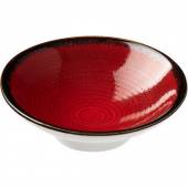 Соусник «Джаспер»; фарфор; D=88, H=26мм; белый, красный T8601550 Соусник «Джаспер»; фарфор; D=88, H=26мм; белый, красный T8601550