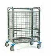 Тележка для белья ТБ17.2 ОЛДАК платформенная, сетчатая, 300л откидная передняя стенка, г/п 80кг Тележка для белья ТБ17.2 ОЛДАК платформенная, сетчатая, 300л откидная передняя стенка, г/п 80кг