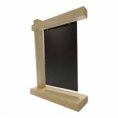 Табличка меловая на дерев. подставке двусторонняя А6 170*220 мм. 