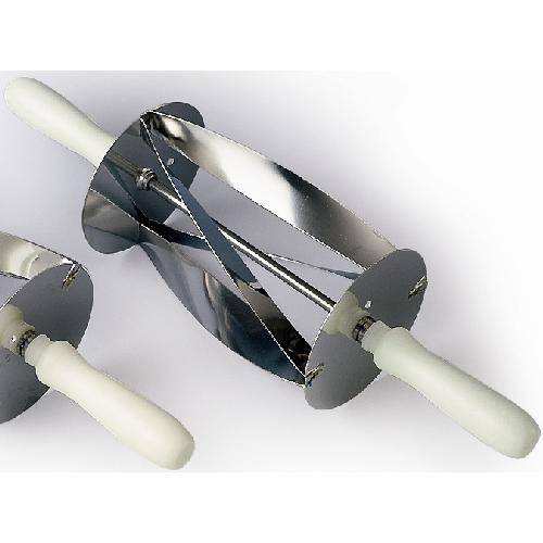 Скалка - нож для круассанов 110х150мм Martellato RSC110X150 одинарный, нерж.сталь, ручки пластик Скалка - нож для круассанов 110х150мм Martellato RSC110X150 одинарный, нерж.сталь, ручки пластик