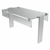 Полка настольная Gastrolux ПН-113/Т стеклянная Т-образная Полка настольная Gastrolux ПН-113/Т стеклянная Т-образная