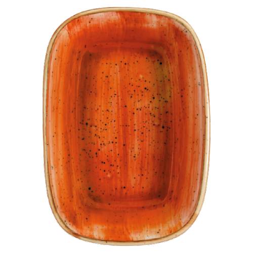 Блюдо прямоугольное 12х8,5см фарфор Gourmet Aura Terracota Bonna /12/ ATC GRM 12 DKY