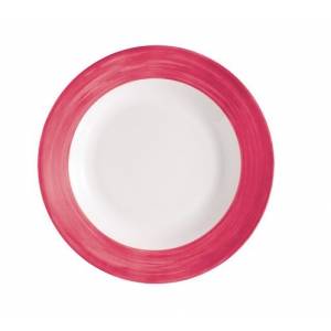 Тарелка суповая 225мм вишневый край Браш H2687 40577 /6/