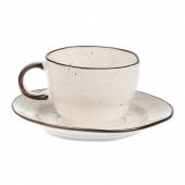 Чайная пара 225мл фарфор White Fusion P.L. 73024287/73024297 /6/