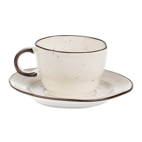 Чайная пара 225мл фарфор White Fusion P.L. 73024287/73024297 /6/ Чайная пара 225мл фарфор White Fusion P.L. 73024287/73024297 /6/