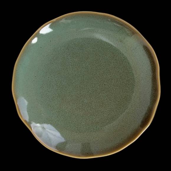 Тарелка мелкая 210мм Corone Primavera зеленая фк1751