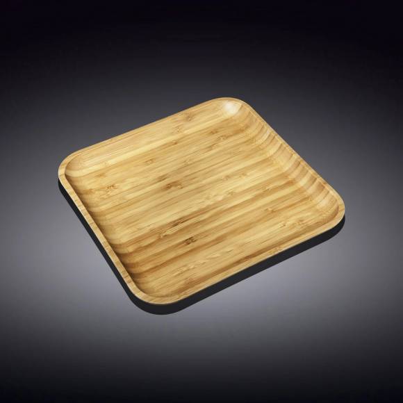 Блюдо для подачи квадр. 100х100 мм бамбук Wilmax 771017 Блюдо для подачи квадр. 100х100 мм бамбук Wilmax 771017